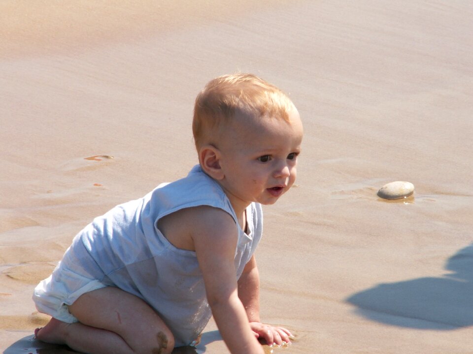 Summer sea little