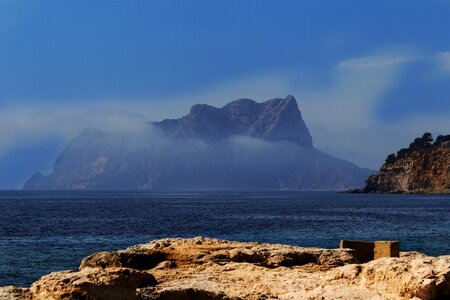 Alicante calpe rock spain photo