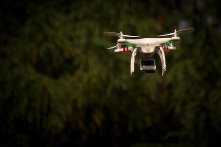 Nature camera quadricopter photo