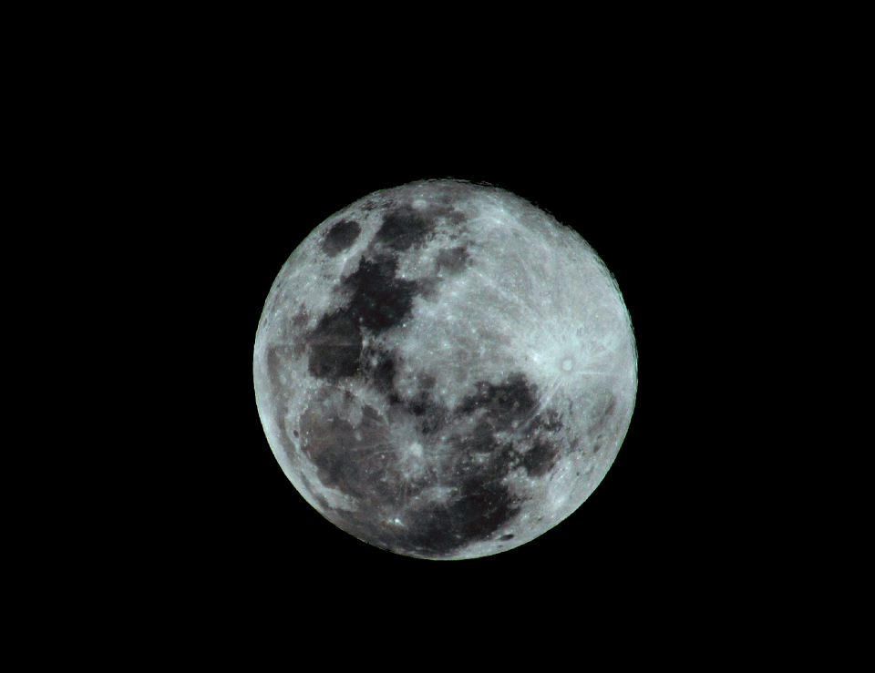 Supermoon sky night