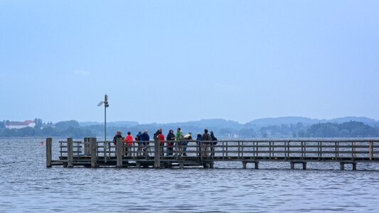 Boardwalk jetty nature