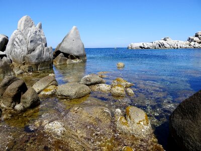 Corsican seaside rock