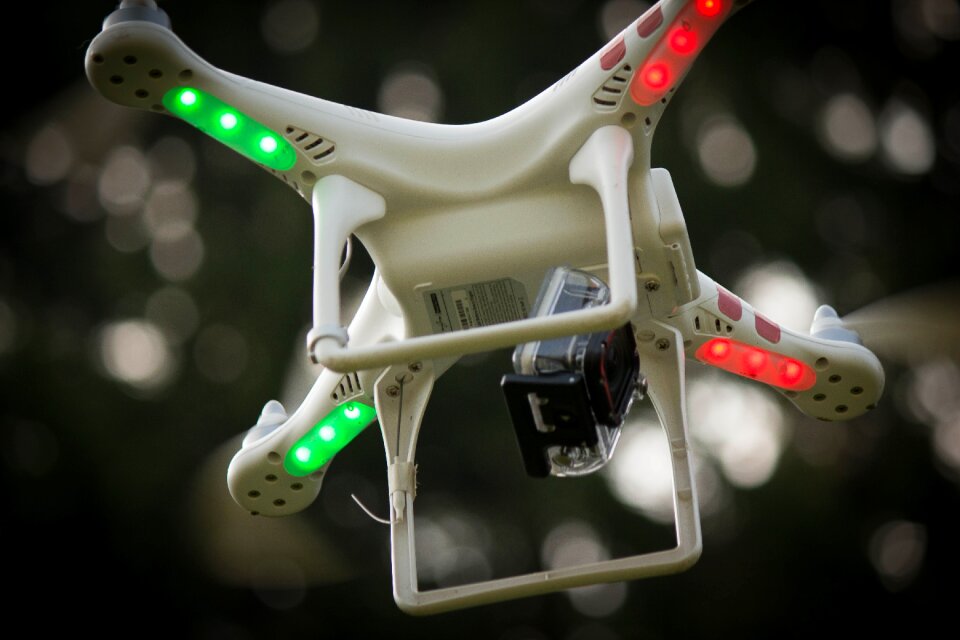 Nature camera quadricopter