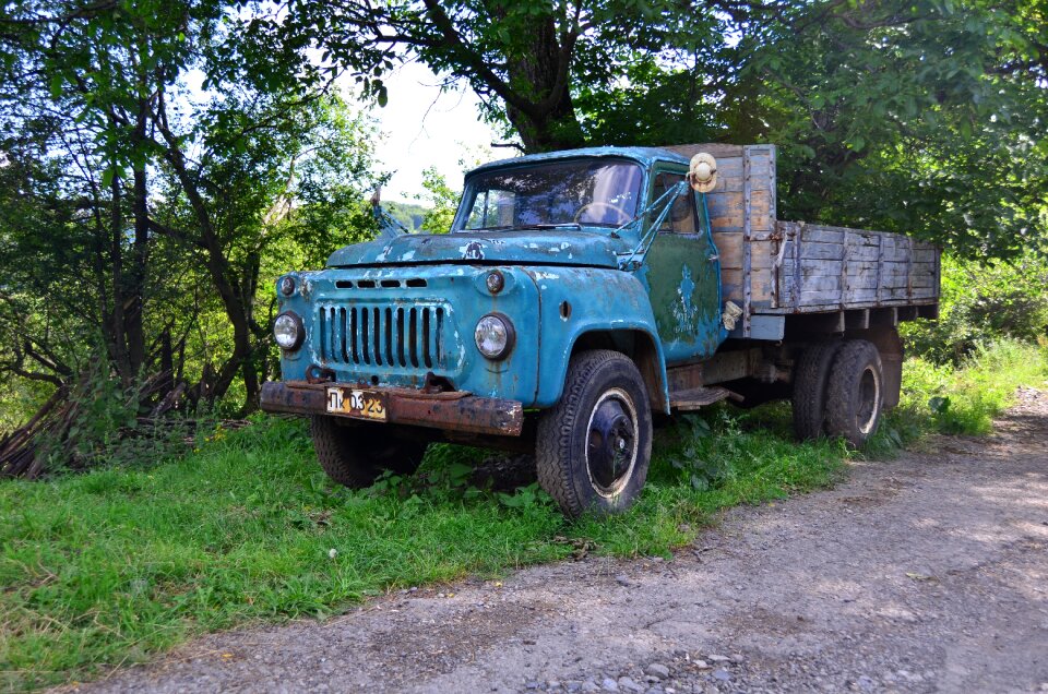 Old abandonate russian