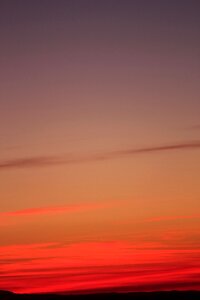Horizon sunset sky photo