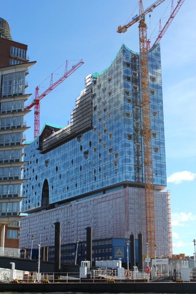 Harbour city glass facade architecture