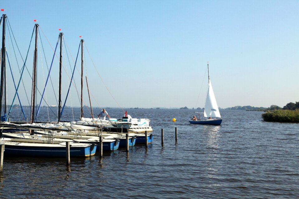 Watersport boat sailing