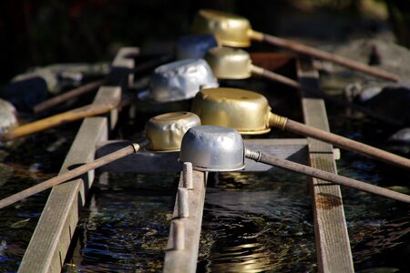 Spring water temple shrine