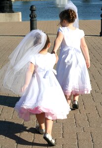 Dress girl flowergirl