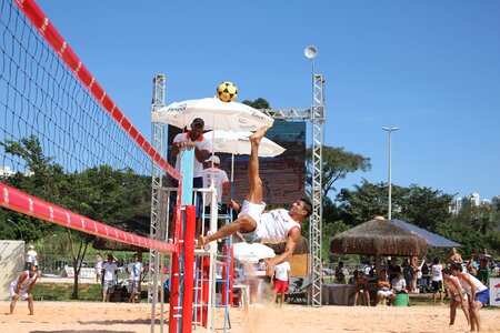 Sand game athlete
