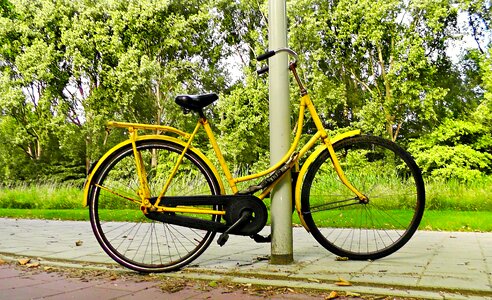Chrome bicycle bike photo