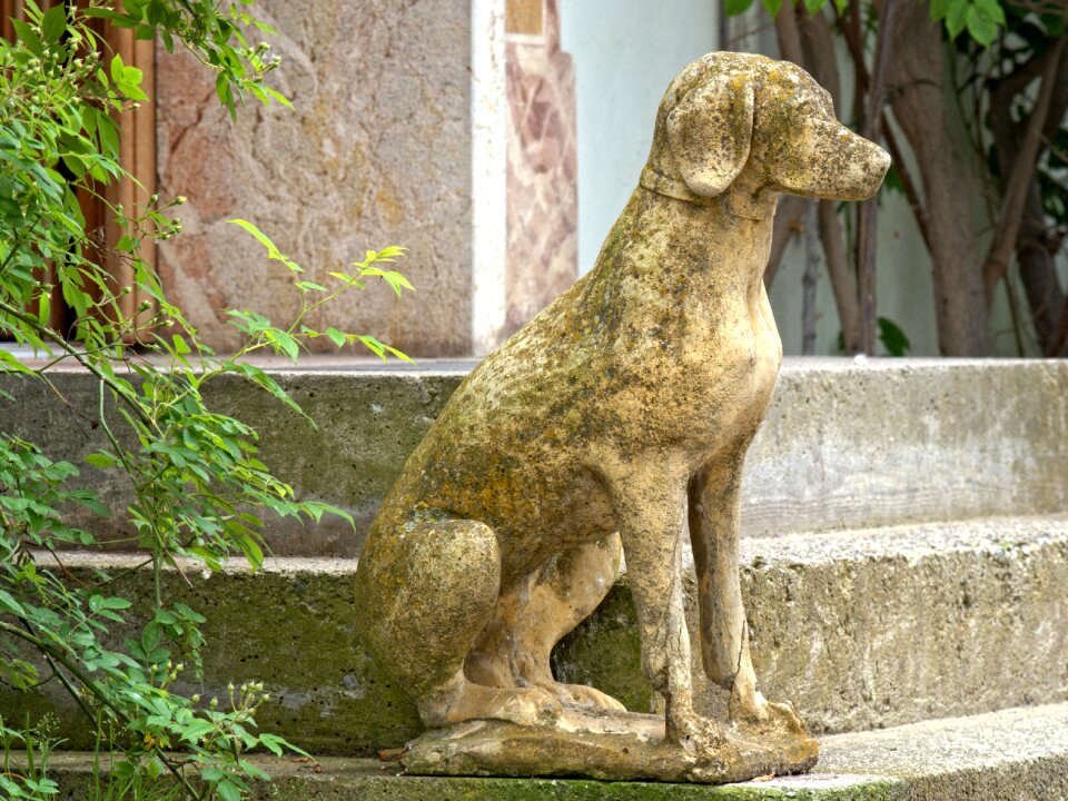 Stone figure figure stone stairway