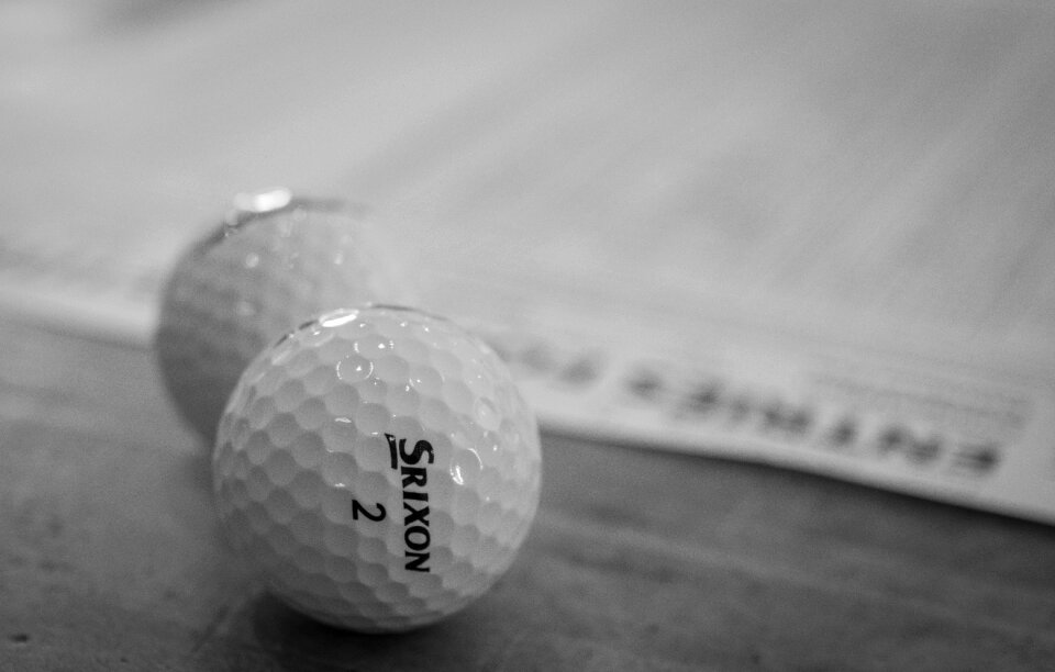 Black and white gray golf