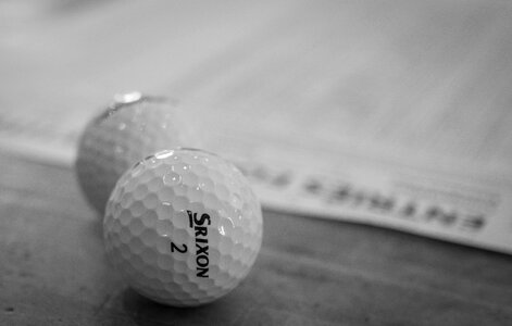 Black and white gray golf photo