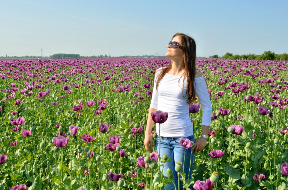 Young woman sunshine girl