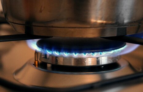 Gas cook kitchen photo