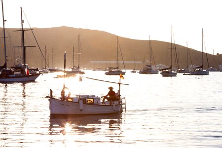 Summer mountains bay photo