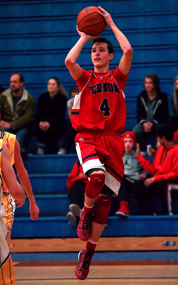 Athlete shot action