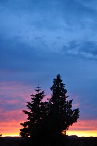 Cloud sunset sky dusk photo