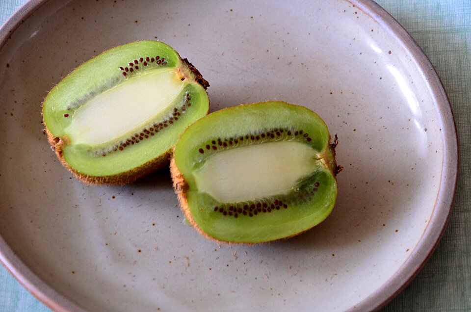 Plate exotic fruits healthy food