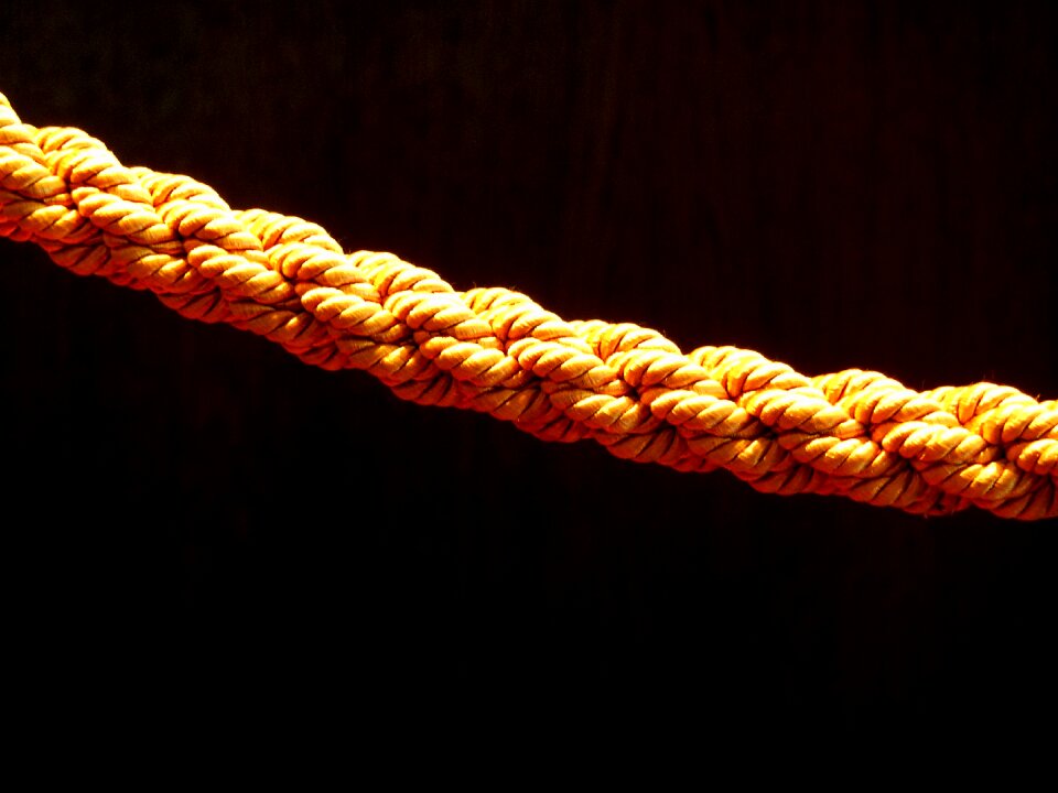 Twisted ropes fixing knot