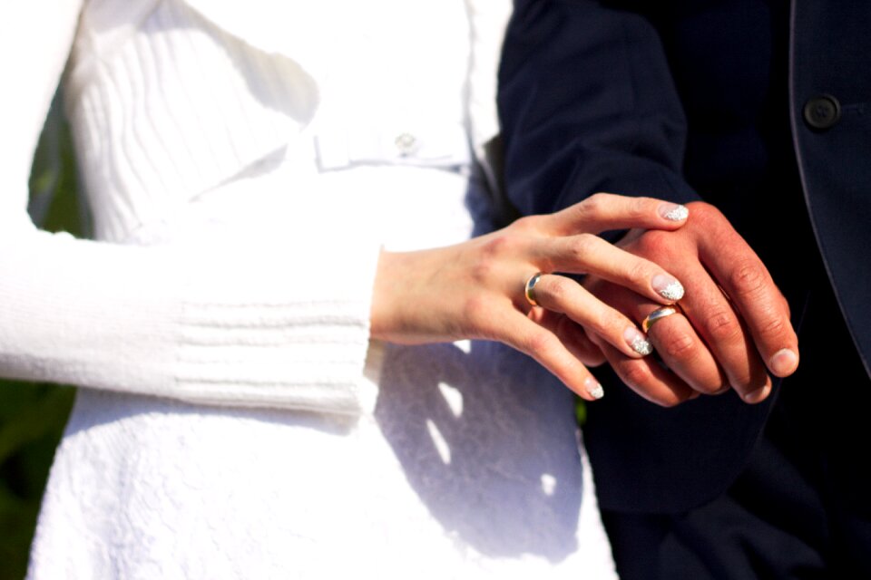 Ring wedding fingers