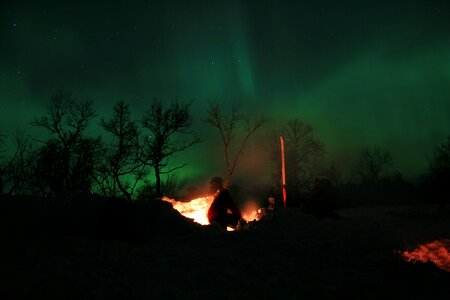 Plateau night aurora