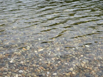 Stones surface lake