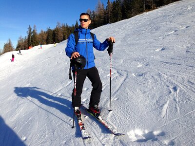 Sport ski area winter