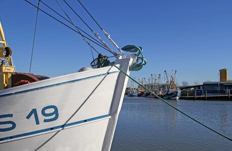 Port husum north sea