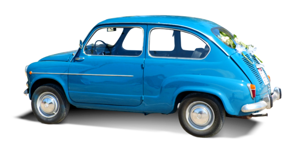 Transparent background vintage blue