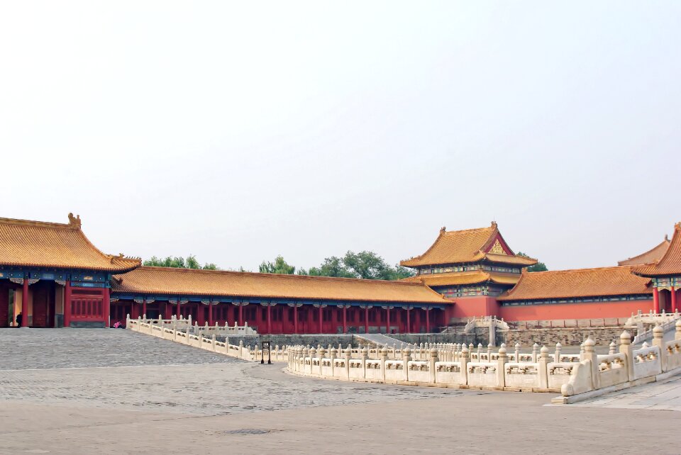 Forbidden city court guardrail