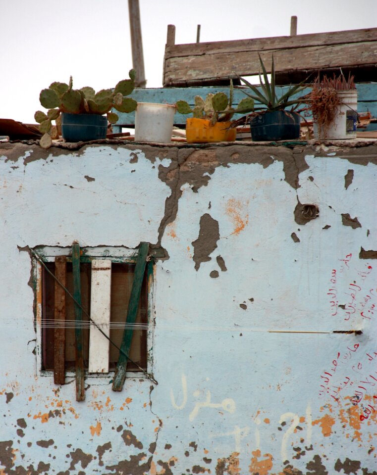Window roofing colorful