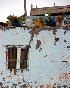 Window roofing colorful