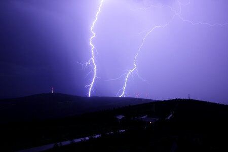 Fichtelberg night nature