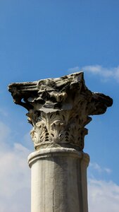 Corinthian column archaeology photo