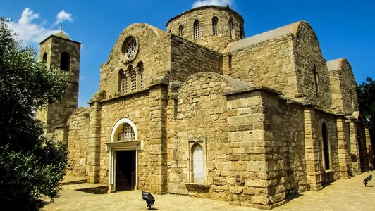 Monastery church old photo