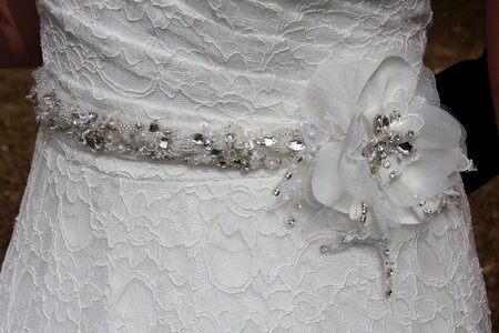 Wedding dress decoration