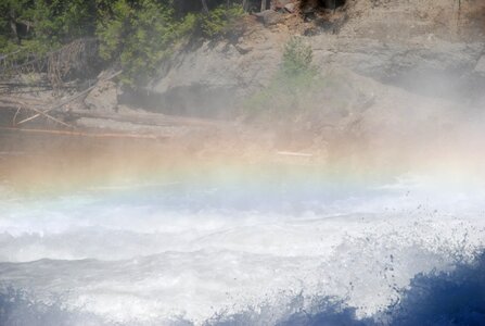 Natural disasters rainbow fog