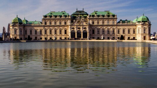 Belvedere baroque barockschloss photo