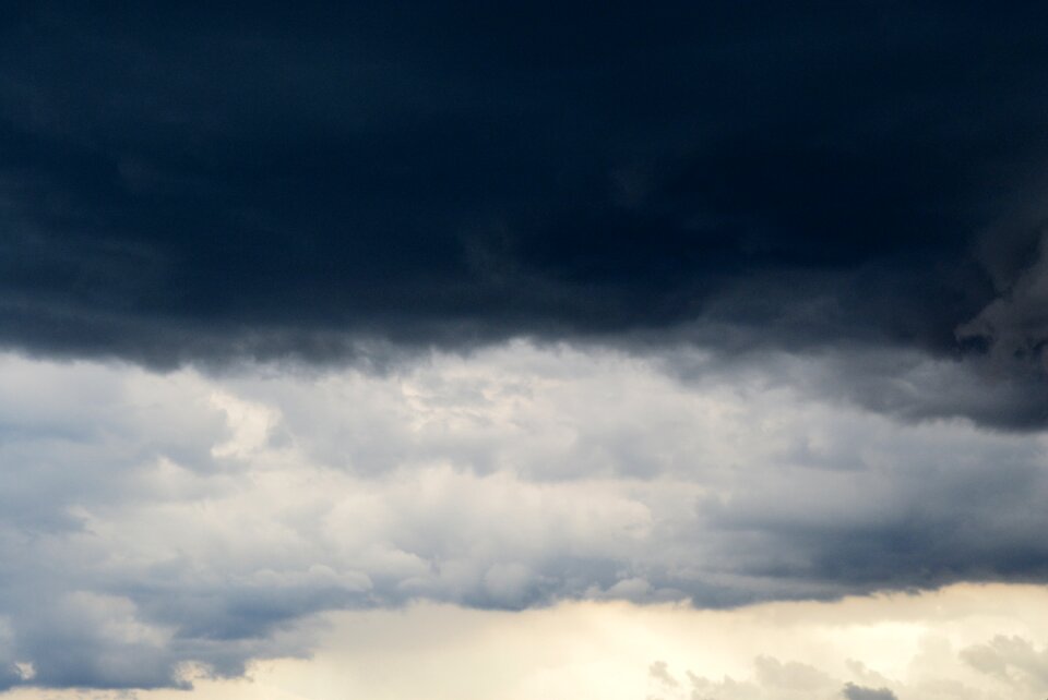 Sky dark clouds forward