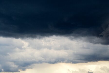 Sky dark clouds forward