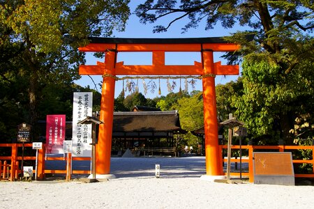 Torii entrance gate photo