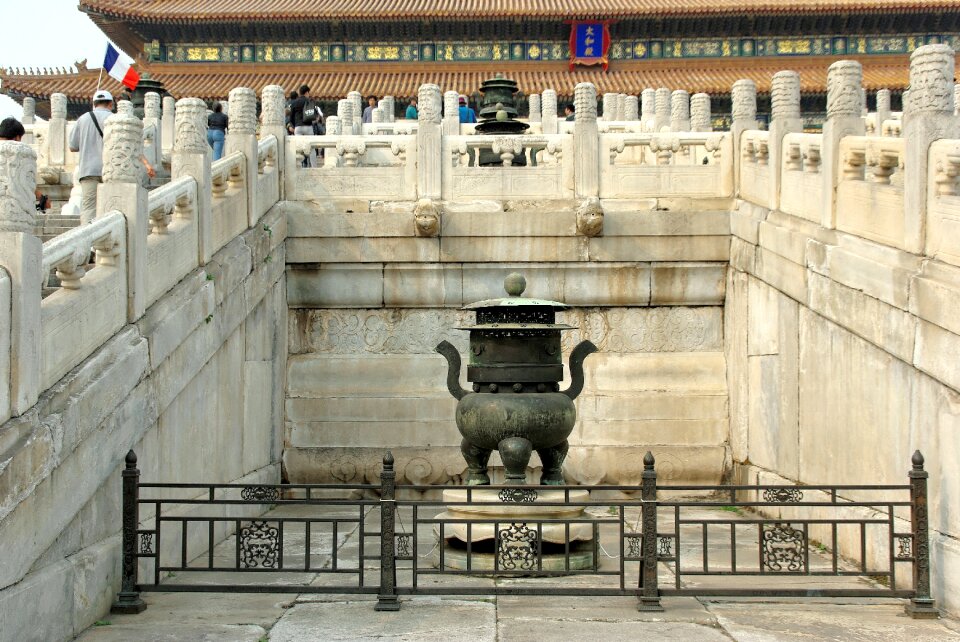 Forbidden city censers decoration