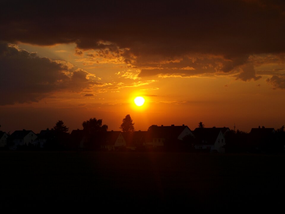 Nature landscape evening