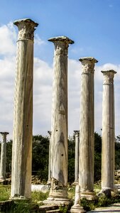 Corinthian column archaeology photo