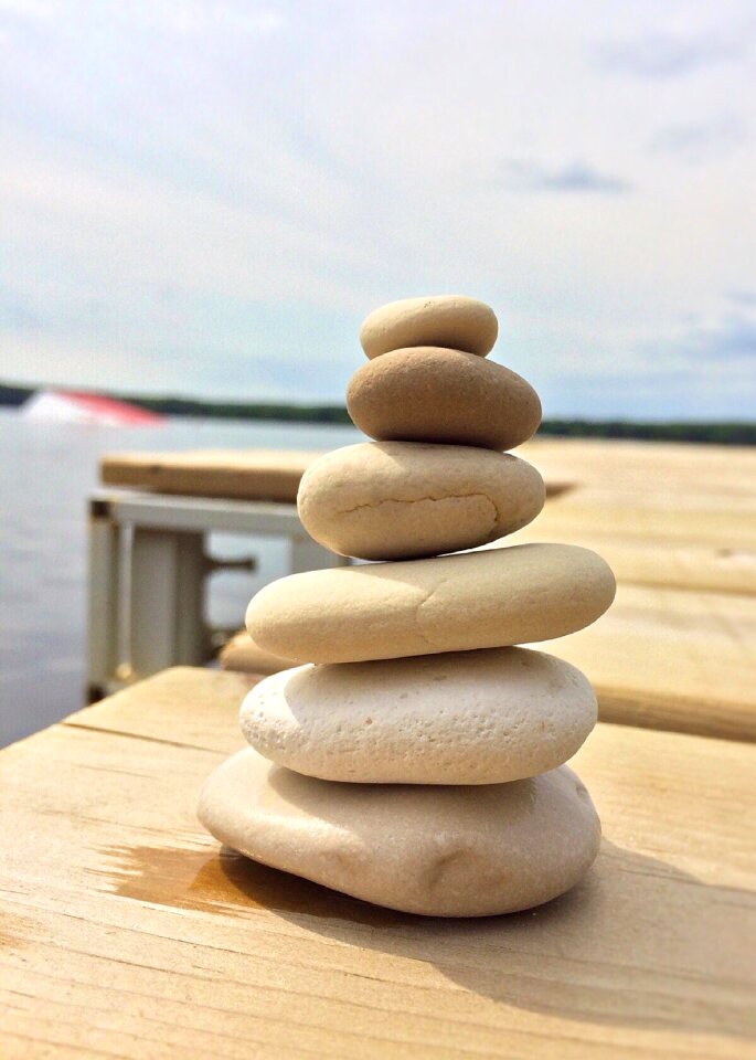 Zen stone tranquil