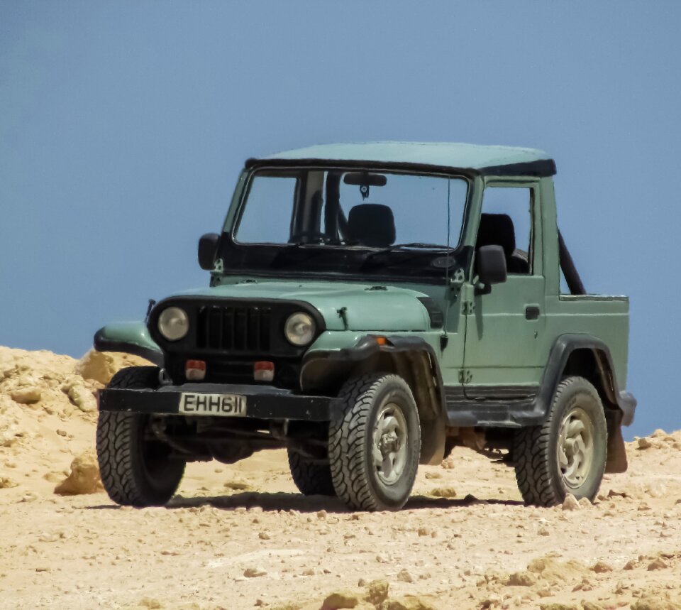 Adventure car desert