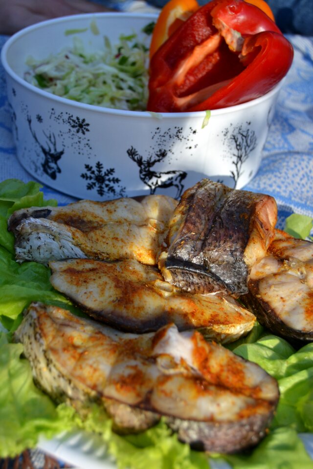 Picnic salad grill