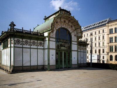 Charles square building metro